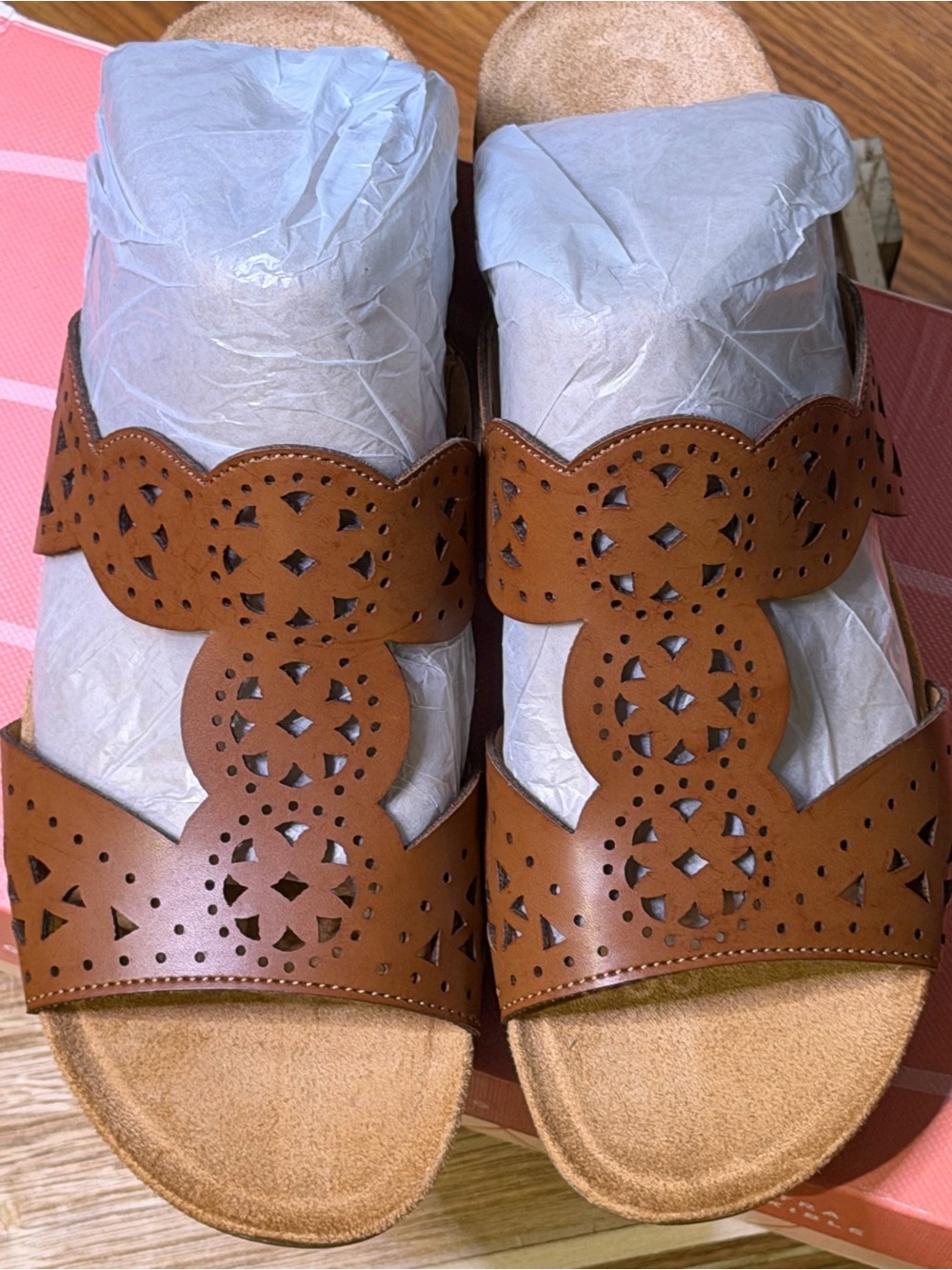 Easy Spirit Brixton 3 Women’s Sandals New In Box Medium Brown Sz 9.5